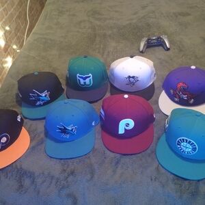Lot Of 8 NEW ERA HAT COLLECTION